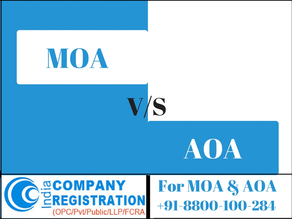 MOA v/s AOA: Company Registration Documents
